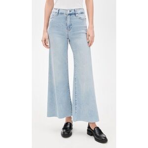 NWT FRAME Le Palazzo Wide-Leg Jeans in Blue Spring Denim 29